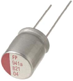RNS1C331MDN1PH Nichicon 330μF Polymer Aluminium Solid Electrolytic Capacitor 16V dc, Radial, Through Hole -