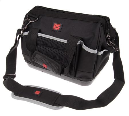 788-7205 RS PRO Polyester Tool Bag with Shoulder Strap 310mm x 200mm x 210mm