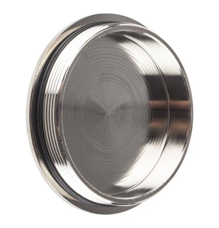 52103175 Lapp Black M63 Threaded Blanking Plug, Nickel Plated Brass, IP68