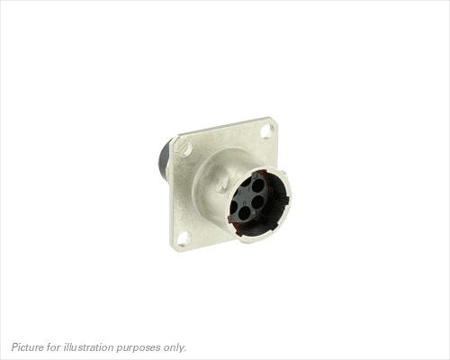 UT0W0106PH6 Souriau Sunbank by Eaton Circular Connector, 6 Contacts, Flange, Standard Connector, Plug, Male, IP68, IP69K, UT0W