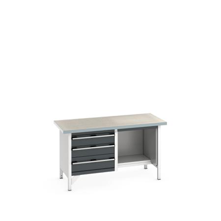 41002042-19V Bott 41002042.19V Sheet Steel Workbench, 840mm x 750mm x 1500mm