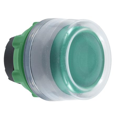 ZB5APA3C0 Schneider Electric Harmony Series Green Spring Return Push Button, 22mm Cutout, IP66, IP67