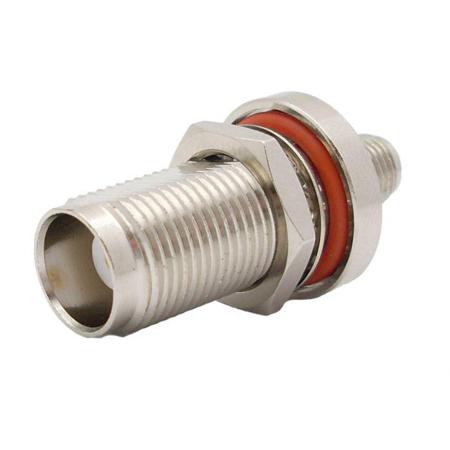 242178 Amphenol RF Coaxial Adapter SMA Jack to TNC Jack
