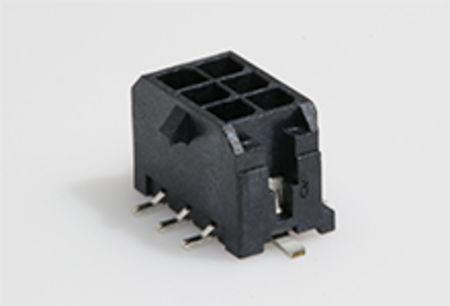 430450619 Molex Micro-Fit 3.0 Series Vertical Surface PCB Header, 6 Contact(s), 3 mm Pitch, 2 Row, Shrouded