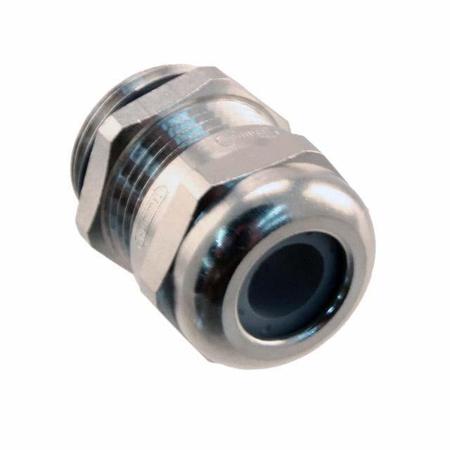 19000005080 HARTING Han CGM-M Series Metallic Metal Cable Gland, M20 Thread, 5mm min., 9mm max., IP68, IP69K
