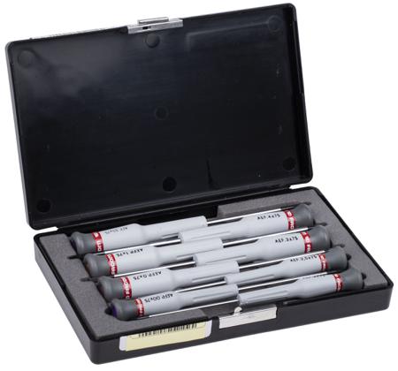 AEF.J3 Facom Phillips; Slotted Precision Screwdriver Set, 8-Piece