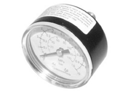 18-015-014 Norgren Analogue Pressure Gauge 25bar Back Entry 50mm Outside Diameter