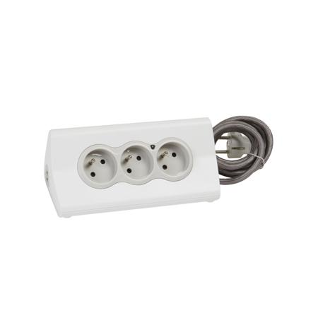 050410 Legrand 1.5m 3 Socket Type E - French Extension Lead