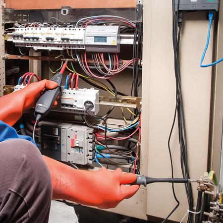 P01191773A Chauvin Arnoux CA773 Voltage Indicator with RCD Trip Test Continuity Check CAT IV 1000 V