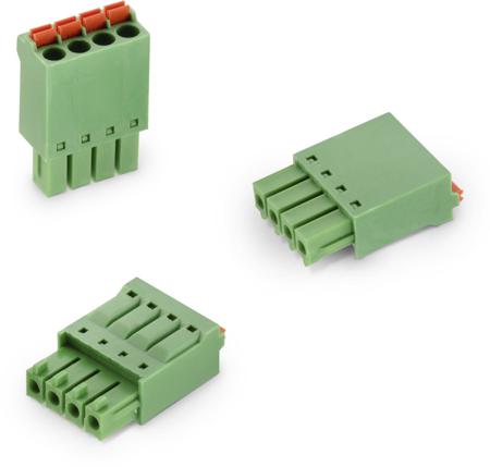 691304100002 3.50 mm Terminal Block Screwless Plug, V