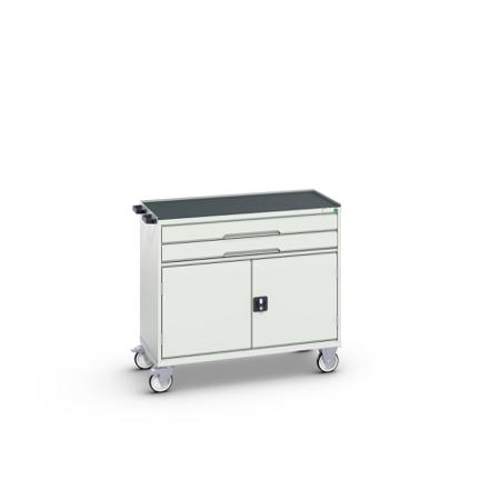 16927061.16 Bott 2 Door, 2 Drawer Sheet Steel Floor Standing Cabinet, 1050 x 550 x 965mm