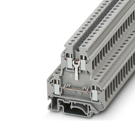 3048027 Phoenix Contact  UKK 5-BE Series Grey, 4mm², 2-Level, Screw Termination