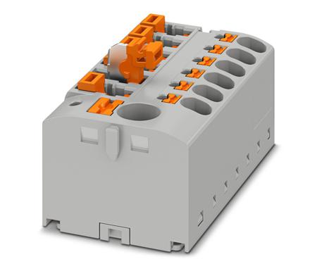 1130757 Phoenix Contact Distribution Block, 7 Way