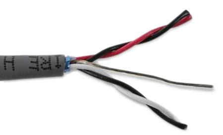 6452 SL005 Alpha Wire Alpha Essentials Data & Bus Cable Series Data Cable, 4 Cores, 0.2 mm², Screened, 22 AWG, 30m, Screened