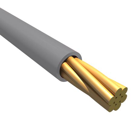 1854 SL005 Alpha Wire Hook-up Wire PVC Series Grey 0.2 mm² Hook Up Wire, 24 AWG, 7/0.20 mm, 30m, PVC Insulation,