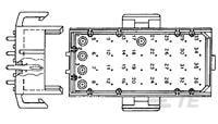 2-640497-2 TE Connectivity  Series Vertical PCB Mount PCB Header, 2 Contact(s), 4.2mm Pitch, 1 Row(s), Shrouded