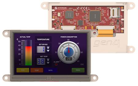 gen4-uLCD-43D-HR 4D Systems  TFT LCD Colour Display, 7in, 800 x 480pixels