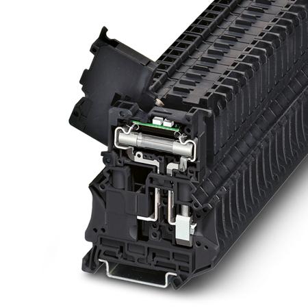 3046414 Phoenix Contact  UT 6-HESILED Series Black, Single-Level, Screw Termination