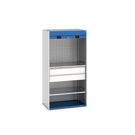 40201023-11V Bott 1 Door, 2 Drawer Sheet Steel Floor Standing Cupboard, 1050 X 650 X 2000mm