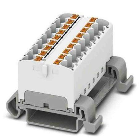 3273714 Phoenix Contact Distribution Block, 18 Way, 0.2 → 6mm², 32A, 800 V, White
