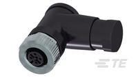 5-2271128-2 TE Connectivity, 8 Pole Right Angle Cable Mount M12 Connector Socket, IP67, Female Contacts, Quick Connect Mating