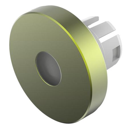 61-9841.5A Indicator Lens Round Style, Green, 19.7 diameter