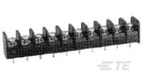 1-1437416-9 TE Connectivity Barrier Strip, 10 Contact, 0.438mm Pitch, 1 Row, 20A, 600 V