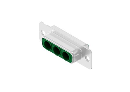 3003W3SXX99A10X CONEC 3 Way Through Hole D-sub Connector Socket, with Mounting Hole