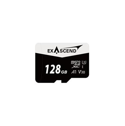 EX128GUSDA1 Exascend 128 GB MicroSD SD Card, UHS-1