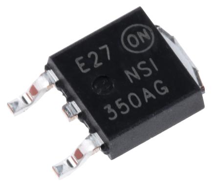 NSI50350ADT4G onsemi  DPAK Display Driver, 1 Segment, 3 Pin, 50 V