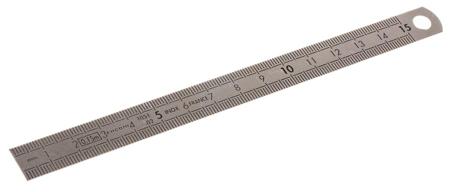 DELA.1051.150 Facom 150mm Stainless Steel Metric Ruler, With UKAS Calibration