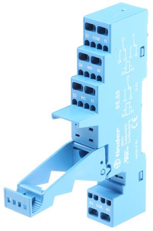 95-55SPA Finder Relay Socket for use with 40.52, 40.61, 44.52, 44.62, 40.51 Series Relay