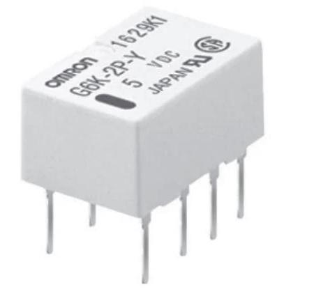 G6K-2P-Y-DC5 Omron, 5V dc Coil Non-Latching Relay DPDT, 1A Switching Current PCB Mount, G6K-2P-Y DC5
