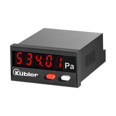 6.534.012.300 Kubler LED Digital Panel Multi-Function Meter for 0 → 10 V, 0 → 20 mA, Control input, 22.2mm x 45mm