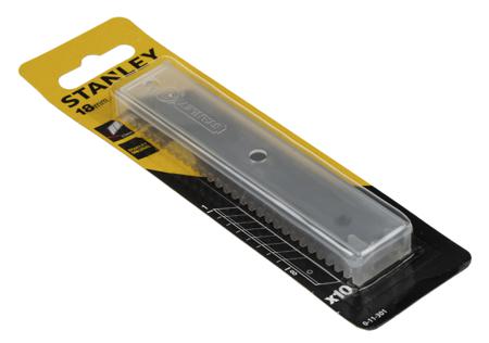 0-11-301 Stanley Flat Snap-off Blade, 10 per Package