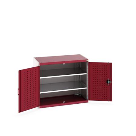 40021205-24V Bott 2 Door Sheet Steel Floor Standing Cupboard, 1050 X 650 X 900mm