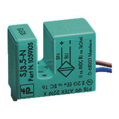 SJ3-5-N Pepperl + Fuchs Inductive Block Inductive Proximity Sensor, NAMUR NC, 5 → 25 V