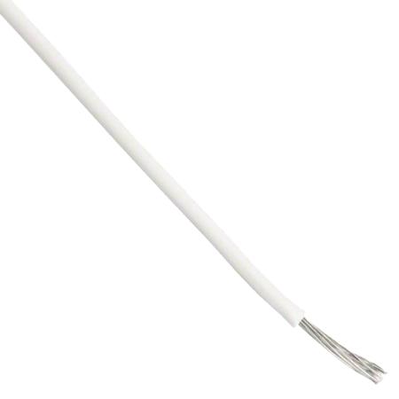7054 WH005 Alpha Wire Hook-up Wire PVC Series White 0.2 mm² Hook Up Wire, 24 AWG, 7/0.20 mm, 30m, PVC Insulation,