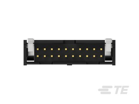 104128-4 TE Connectivity AMP-LATCH 104128, 20 Way, 2 Row, Vertical PCB Header