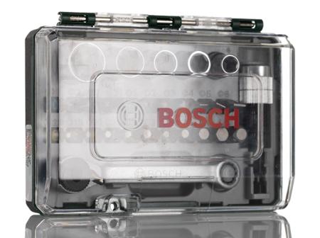 2607017160 Bosch Hexagon; Phillips; Slotted, 27-Piece
