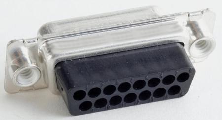 163X10049X CONEC 37 Way Through Hole D-sub Connector Plug, with Mounting Hole