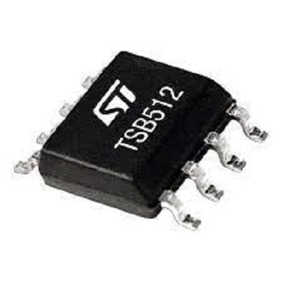 TSB512IST  STMicroelectronics, 2-Channel Differential Amplifier 6MHz Rail to Rail Input/Output 8-Pin MiniSO8