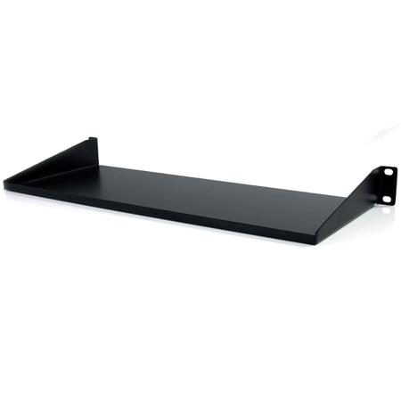 CABSHELF1U StarTech.com Black Shelf, 1U, 15kg Load, 443mm x 178mm