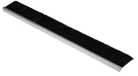 326-9993 RS Pro Aluminium, Nylon Black Brush Strip, 115mm x 13mm x 12mm