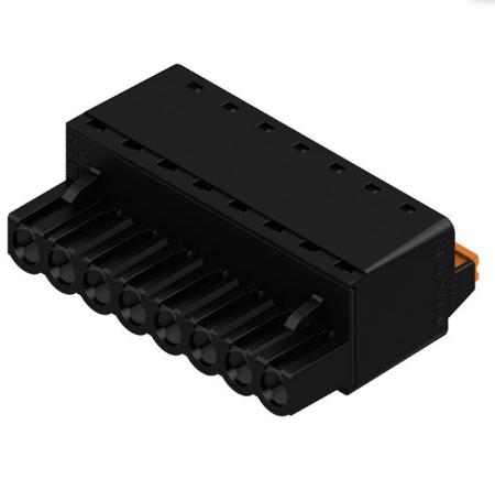 1013490000 Weidmuller, 5.08mm Pitch, BL 5.08, 8 Way, , Pluggable Terminal Block, Plug, Cable Mount, Push In Termination,