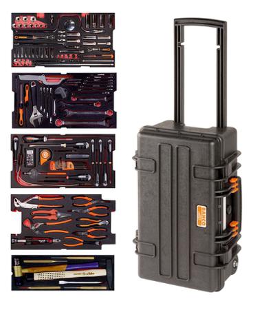 4750RCHDW01FF2 Bahco 159 Piece Heavy Duty Rigid Case Aviation Tool Kit with High Protection Rigid Cases