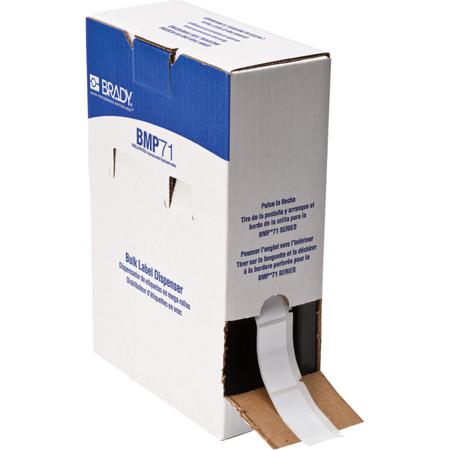BM-20-423 Brady B-423 White Label, 25.40mm Width, 50.80mm Height, 1000 Qty