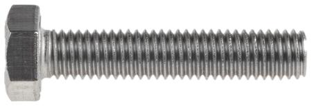 190-305 Plain Stainless Steel Hex M8 x 40mm Grub Screw & Set Screw