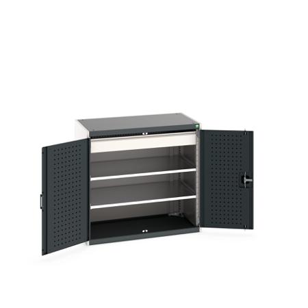 40021201-19V Bott 2 Door Steel Floor Standing Cupboard, 1050 x 650 x 1000mm