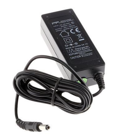720-0503 RS Pro 36W Desktop Power Supply, 90 → 264 V ac, 24V dc 1.5A Output Level V 1 Output, 2-Pin UK, 3-Pin UK